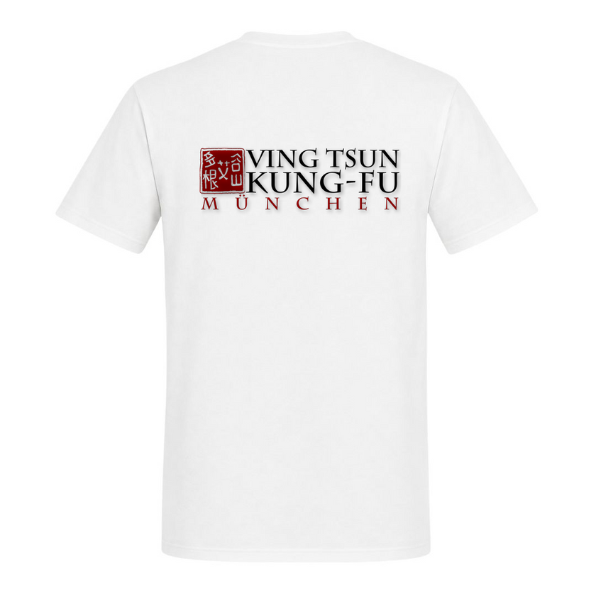 VingTsun München - Premium Shirt - weiß - Rueckseite