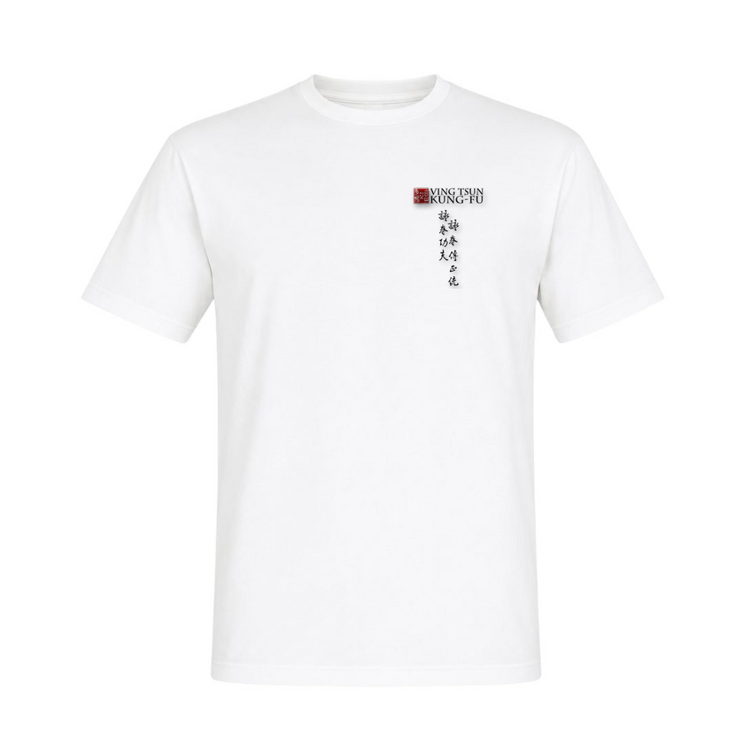 Trainings-T-Shirt-Marl - Premium Organic Shirt - weiß