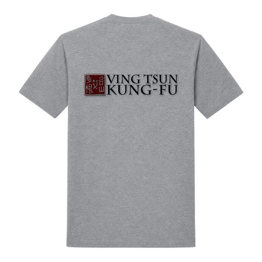 VingTsun Trainingsshirt - grey melange - Rueckseite