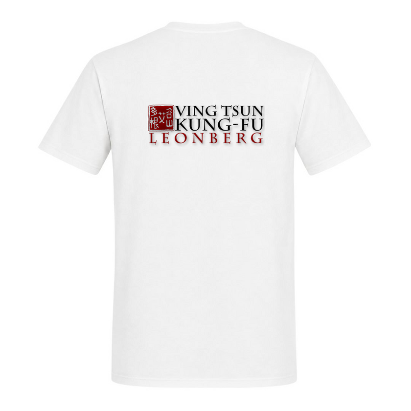 Trainings-T-Shirt Leonberg - Premium Shirt - weiß - Rueckseite